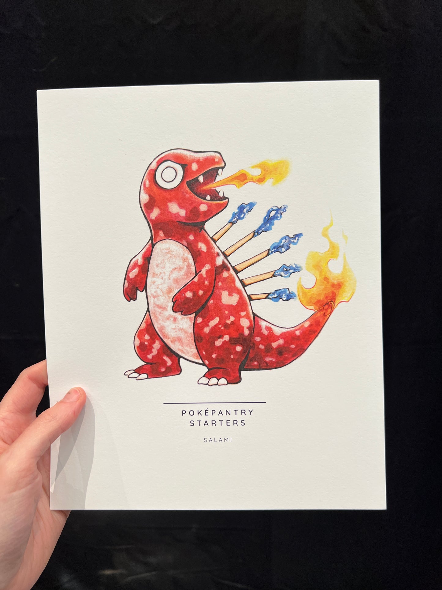 Poképantry Charmander: Salami