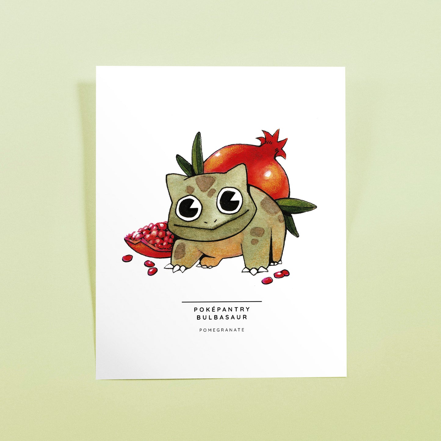 Poképantry Bulbasaur: Pomegranate