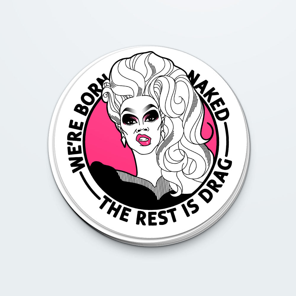 The Rest is Drag Sticker